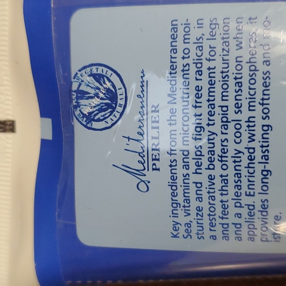 NWT NIB, Perlier Mediterranean Energizing Leg and Foot Cream with Sea Extracts. - Picture 2 of 8